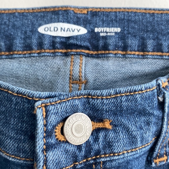 Old Navy Boyfriend Mid Rise Jeans Size 0 - Picture 3 of 5